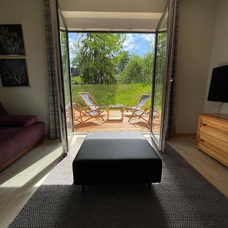 Apartament Willa Hrube parter z tarasem i kominkiem Zakopane Exteriör bild