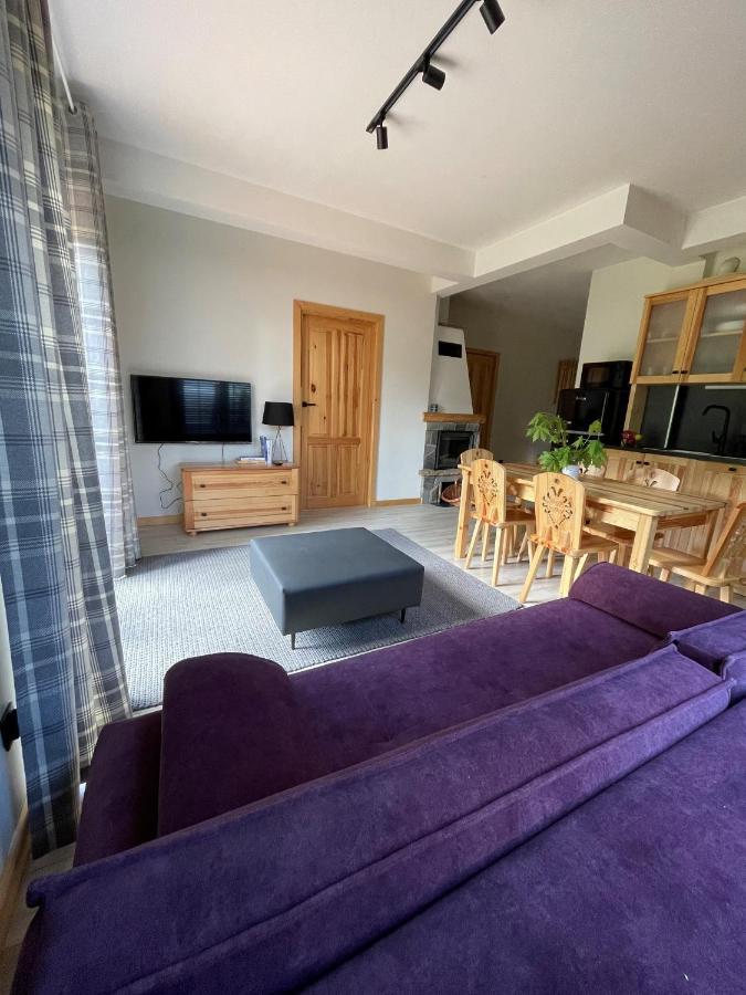 Apartament Willa Hrube parter z tarasem i kominkiem Zakopane Exteriör bild