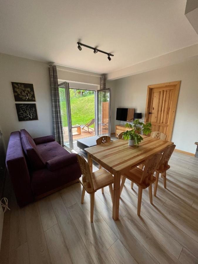 Apartament Willa Hrube parter z tarasem i kominkiem Zakopane Exteriör bild