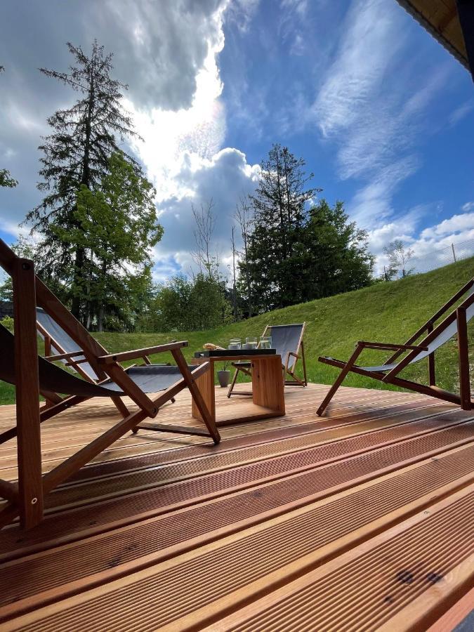 Apartament Willa Hrube parter z tarasem i kominkiem Zakopane Exteriör bild