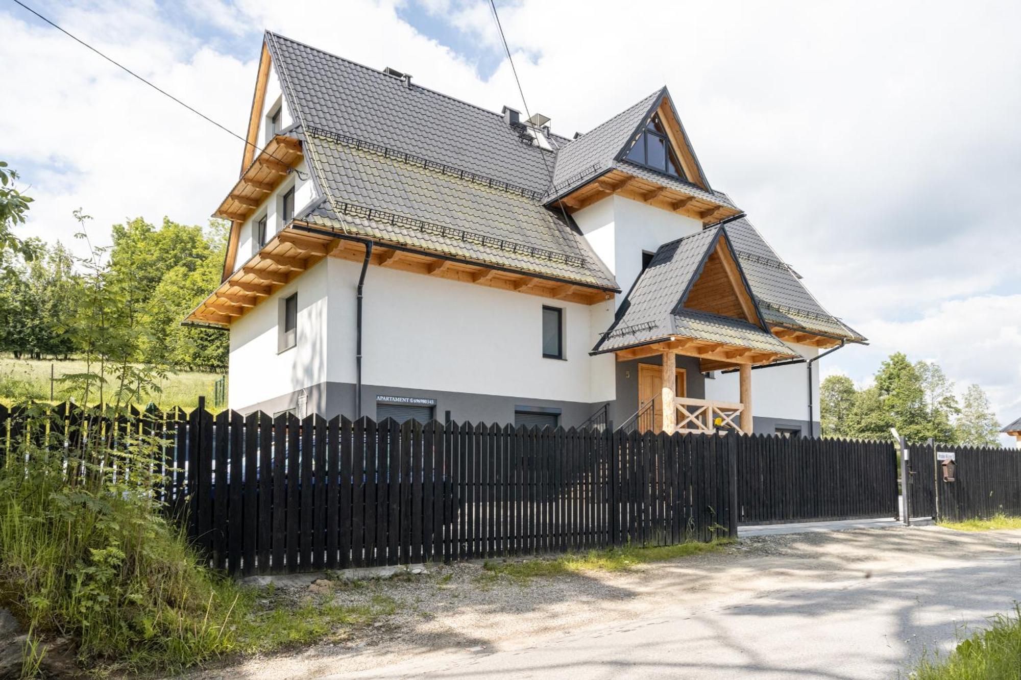 Apartament Willa Hrube parter z tarasem i kominkiem Zakopane Exteriör bild