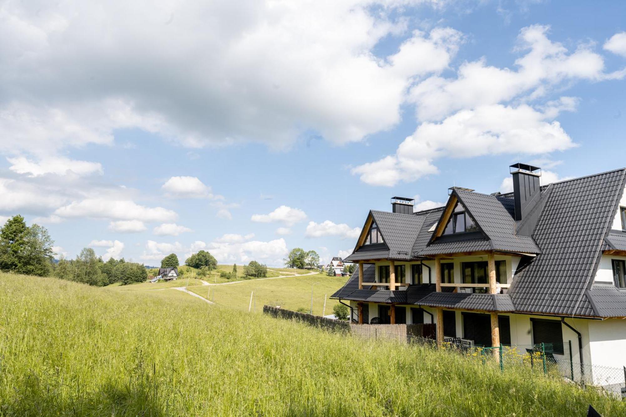 Apartament Willa Hrube parter z tarasem i kominkiem Zakopane Exteriör bild